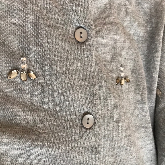 Gray jeweled cardigan - Picture 3 of 3